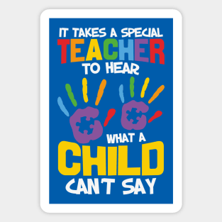 Autism Awareness - It takes a Special Teacher Magnet